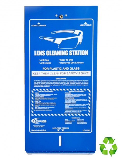 Visionaid Lens Cleaning Station – Blue Eye & Face Protection
